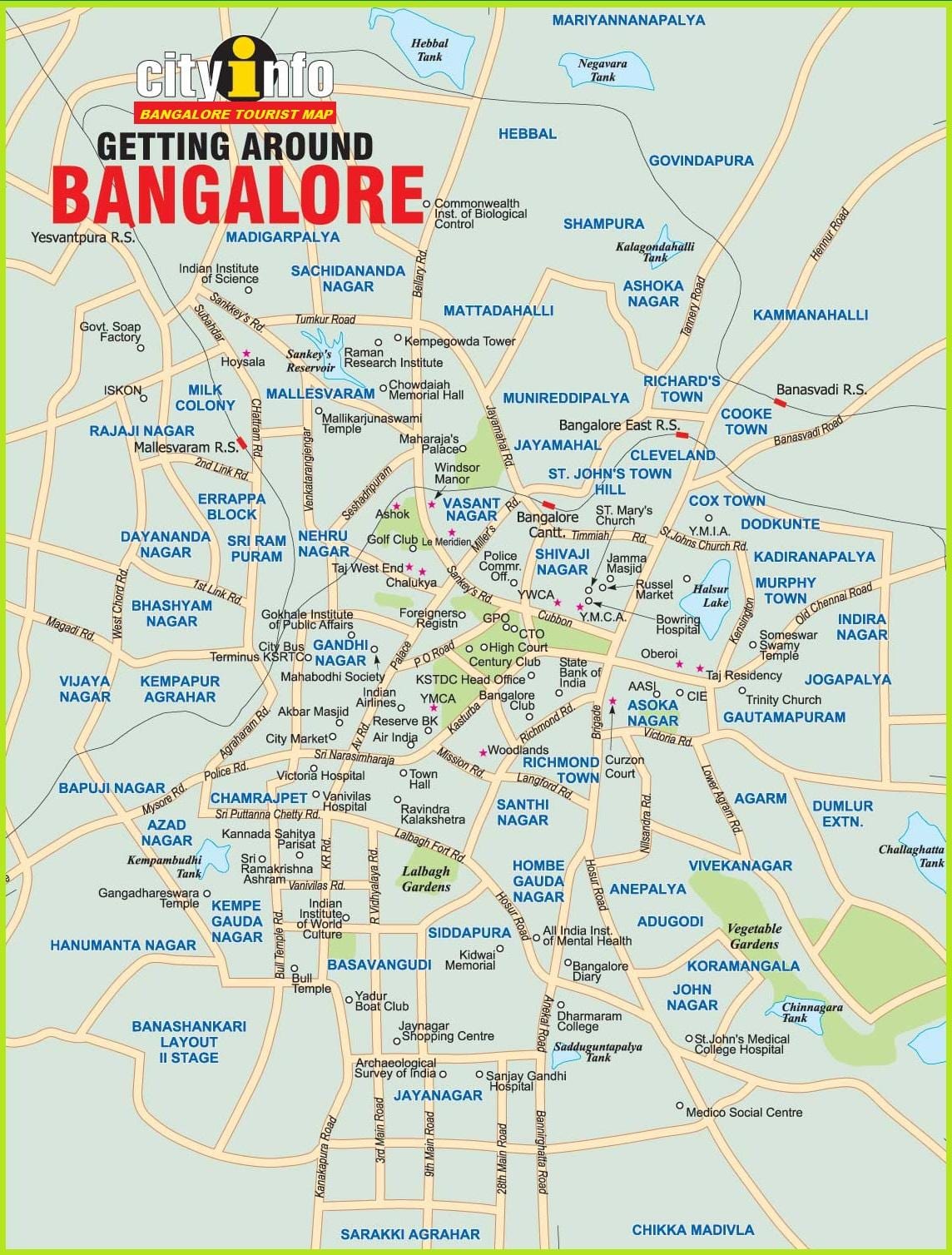 карта на Bengaluru